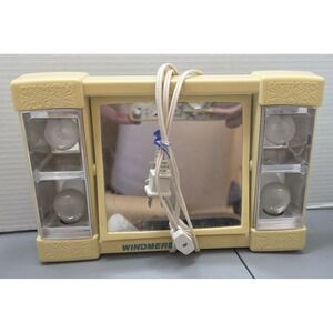 Windmere Vintage Retro Vanity Cosmetic Mirror 1970s MCM 2 Original Bulbs Work